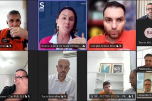 Integração e fortalecimento da Defesa Civil marcam reunião virtual entre instituições e municípios capixabas